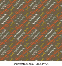 Happy holiday arabic like text - greeting seamless pattern.