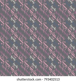Happy holiday arabic like text - greeting seamless pattern.