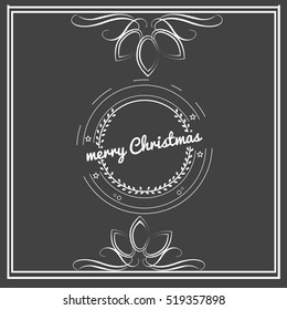 Happy holiday background, New year , Merry christmas vector .