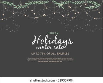 Happy holiday background, New year , Merry christmas vector .