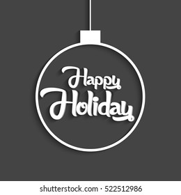 happy holiday background, vector