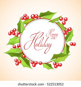 happy holiday background, vector