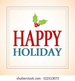happy holiday background, vector