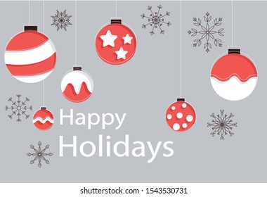 Happy holiday concept. Creative idea design. Flat vector illustration use for template, brochure, web page or mobile app.