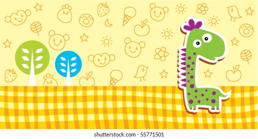 happy holiday dinosaur