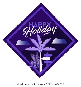 Happy holiday greeting cards with pictures