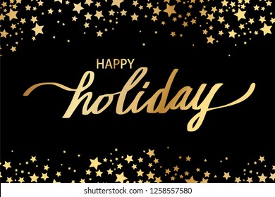 Happy Holiday illustration vector