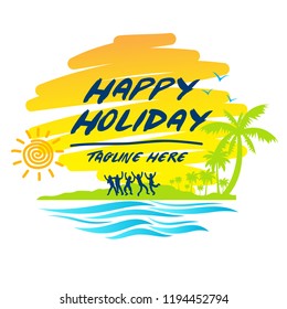 Happy Holiday Logo