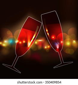happy holiday. happy new year. abstract background
