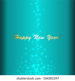 Happy Holiday! New Year. Stars.