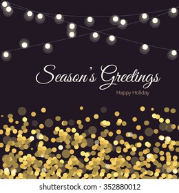 Happy Holiday. Season's greetings.