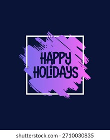 Ilustración vectorial de diseño de tipografía de Festiva feliz