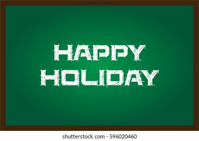 happy holiday vector background template