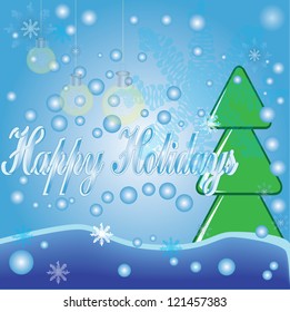 Happy Holidays background.