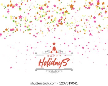 Happy Holidays Background Abstract, Vector EPS 10.