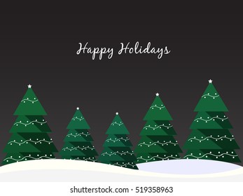 Happy holidays background, New year , Merry christmas vector .