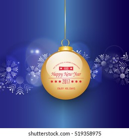 Happy holidays background, New year , Merry christmas vector .