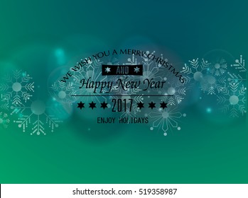 Happy holidays background, New year , Merry christmas vector .