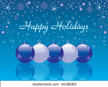 Happy holidays background vector