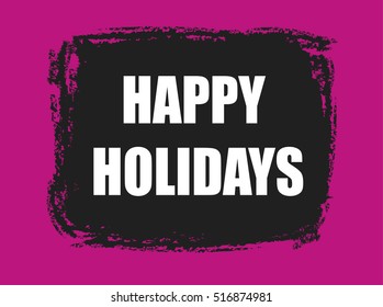 happy holidays banner