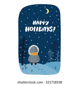 Happy Holidays card