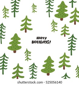 Happy Holidays card