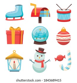 Happy Holidays Christmas Icon vector