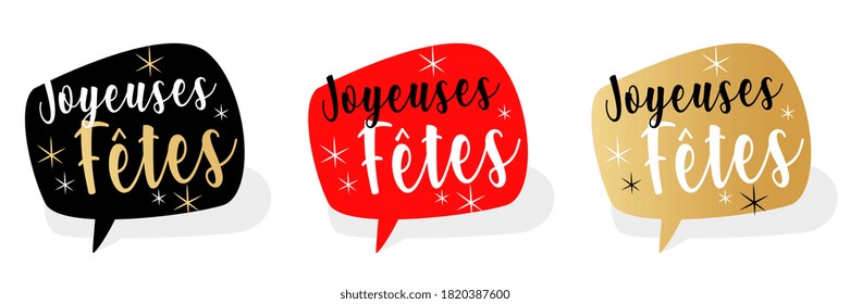 “Joyeuses fêtes” : Happy holidays in french language