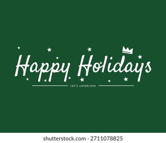Plantilla de fondo de felicitación de felices fiestas.