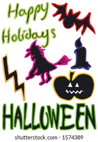 Happy Holidays - halloween designs