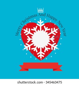 Happy Holidays icon label and ornamental elements