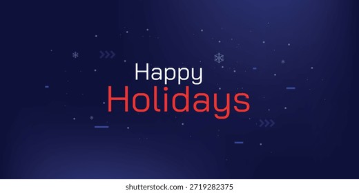Felices fiestas de caligrafía de escritura de letras. Sofisticada tarjeta de Días festivos felices con acentos de estrellas Clásico y atemporal Días festivos felices creativos modernos