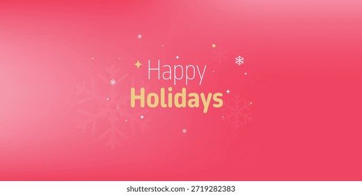 Felices fiestas de caligrafía de escritura de letras. Sofisticada tarjeta de Días festivos felices con acentos de estrellas Clásico y atemporal Días festivos felices creativos modernos
