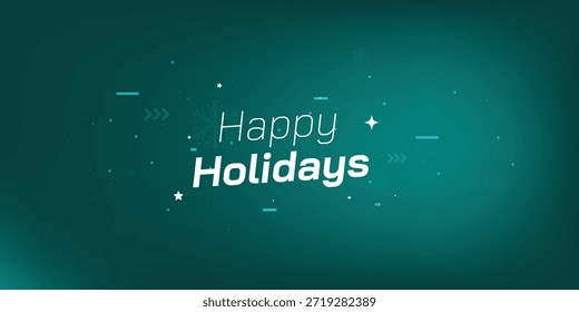 Feliz feriados escrita caligrafia. Sofisticado cartão de feriados felizes com acentos de estrela clássico e festividades felizes sem tempo criativo moderno