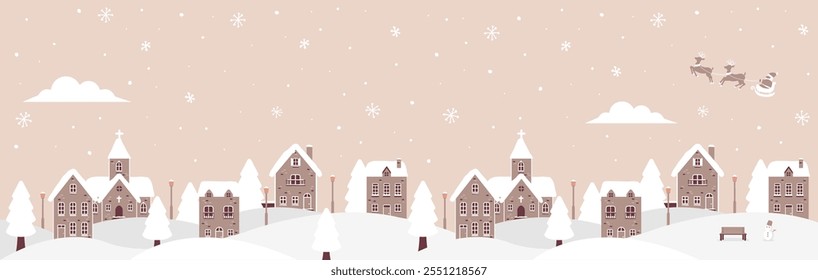 Happy holidays , Merry christmas vector banner  illustration