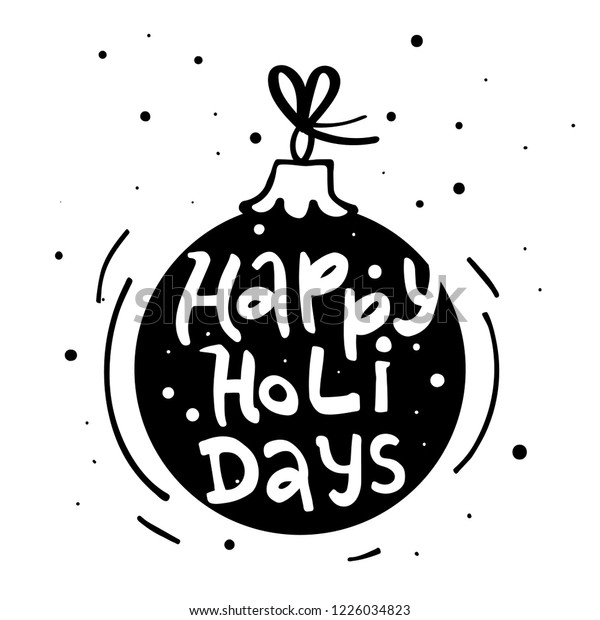 This is a graphic of Happy Holidays Printable Card in cute This is a picture of Happy Holidays Printable Card in cute