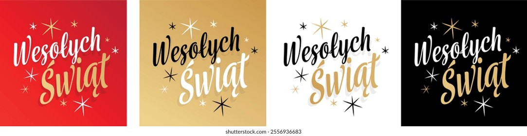Wesołych świąt, Happy holidays in Polish