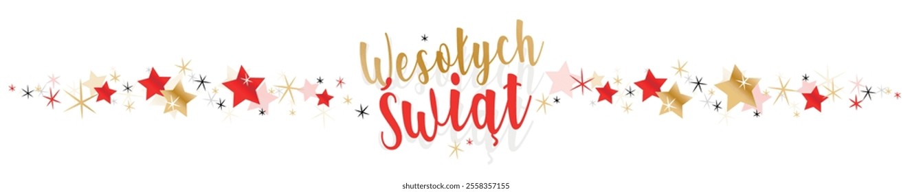 Wesołych świąt, happy holidays in Polish