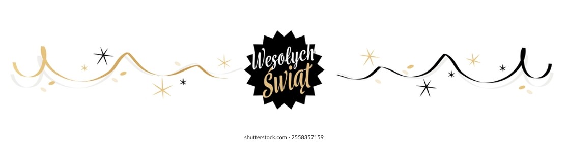 Wesołych świąt, happy holidays in Polish