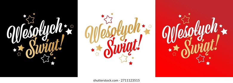 Wesołych świąt, felices fiestas en polaco