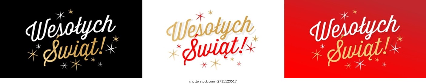 Wesołych świąt, felices fiestas en polaco