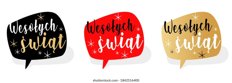 Happy holidays in Polish language