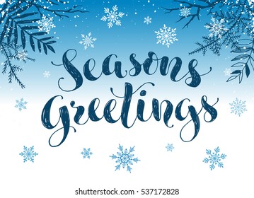 Happy Holidays Postcard Template Modern New Stock Vector (Royalty Free ...