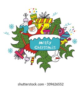Happy Holidays print design