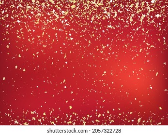 ¡Felices fiestas y un próspero año nuevo! Fondo vectorial en formato EPS10 con bokeh realista y brillo dorado