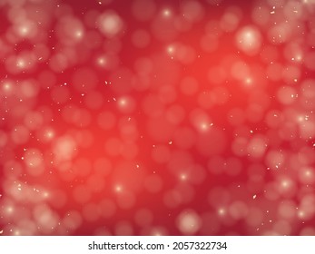 ¡Felices fiestas y un próspero año nuevo! Fondo vectorial en formato EPS10 con bokeh realista y brillo dorado.