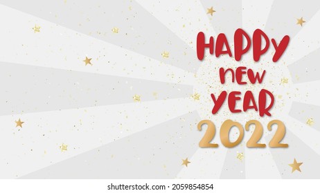 Happy Holidays and a Prosperous New Year! Vector background in EPS10 format with realistic bokeh and gold glitter.