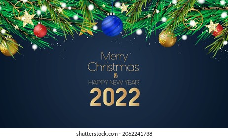 Happy Holidays and a Prosperous New Year! Vector background in EPS10 format with realistic bokeh and gold glitter.