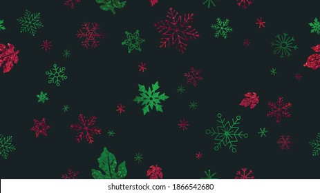 Happy Holidays Seamless pattern vector. Happy New year 2021 background. Happy Winter patterns design concept for fabric, cover, invitation card, website banner, social media story and post.