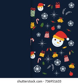 Happy holidays vector background. Brochure template, poster, greeting card
